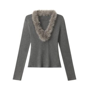 Premium V-Neck Slim Fit Long Sleeves