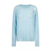 Breathable Knitted Blue Long Sleeves